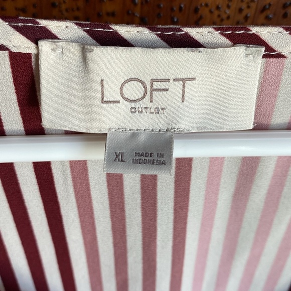 Loft XL Striped Blouse - Picture 2 of 4